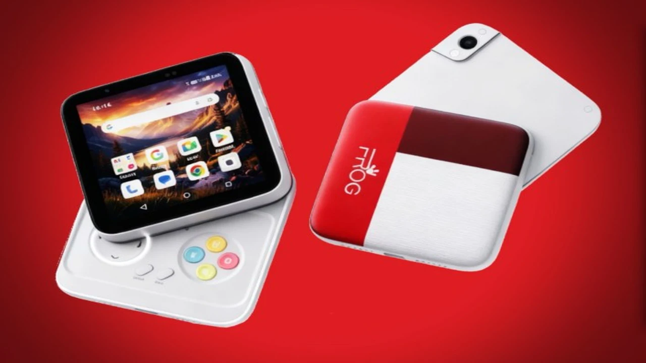 هاتف Compact Frog RS1 يطرح تصميماً مبتكراً بلوحة تحكم مخفية أسفل الشاشة